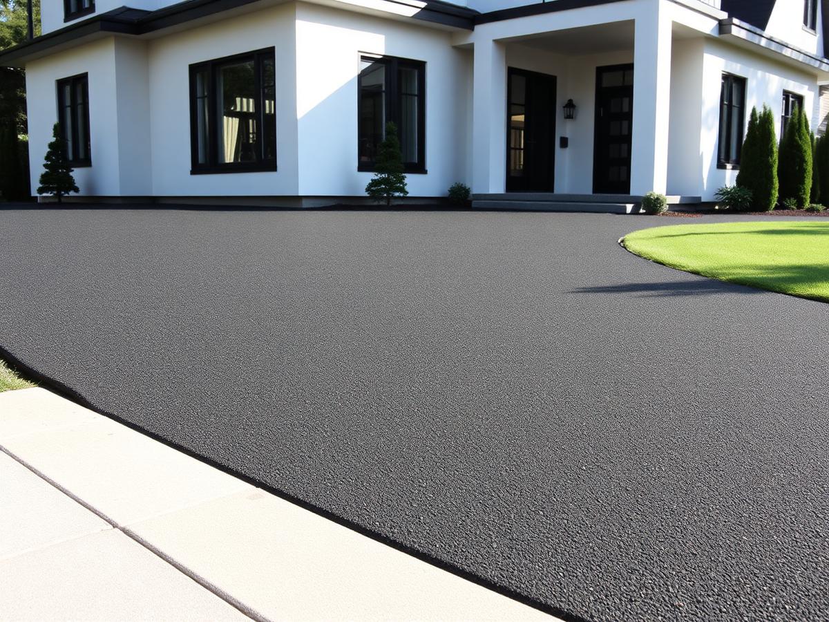 Asphalt project by Ropak Construction — New asphalt driveways, parking lots and commercial resurfacing with proper base preparation and clean topcoats.