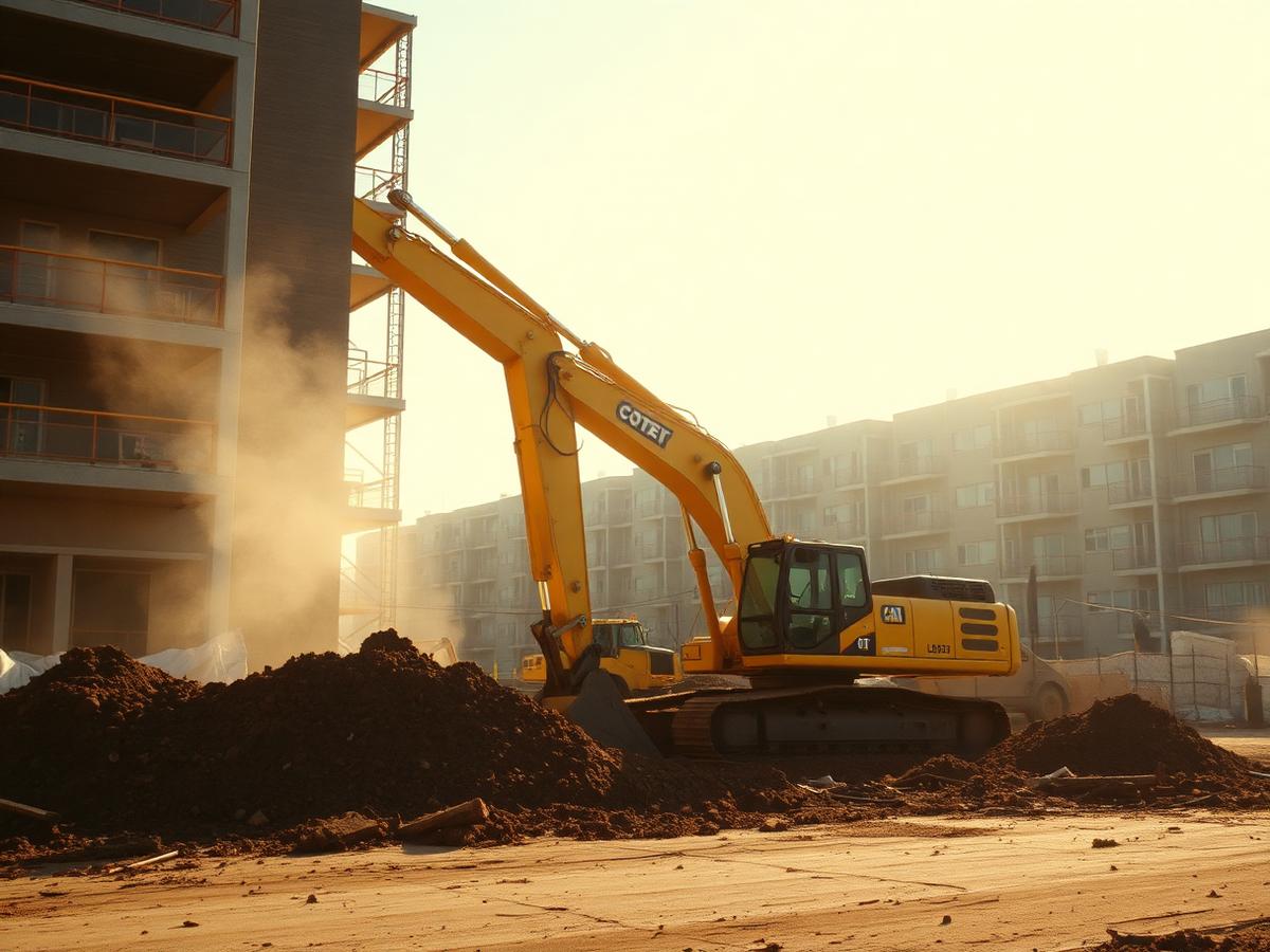 Excavation project by Ropak Construction — Precision excavation for foundations, pools and drainage.