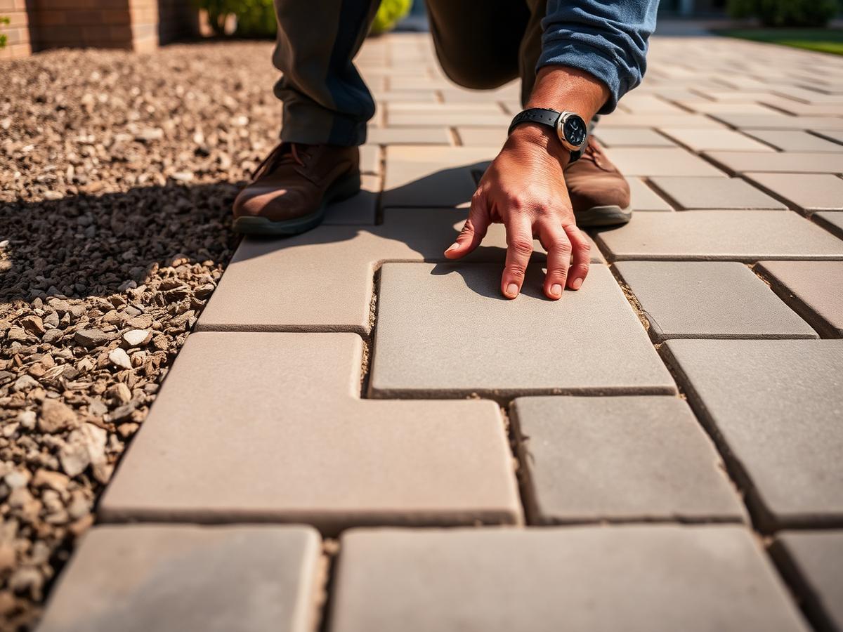 Paving project by Ropak Construction — Interlocking paver driveways, patios and walkways.