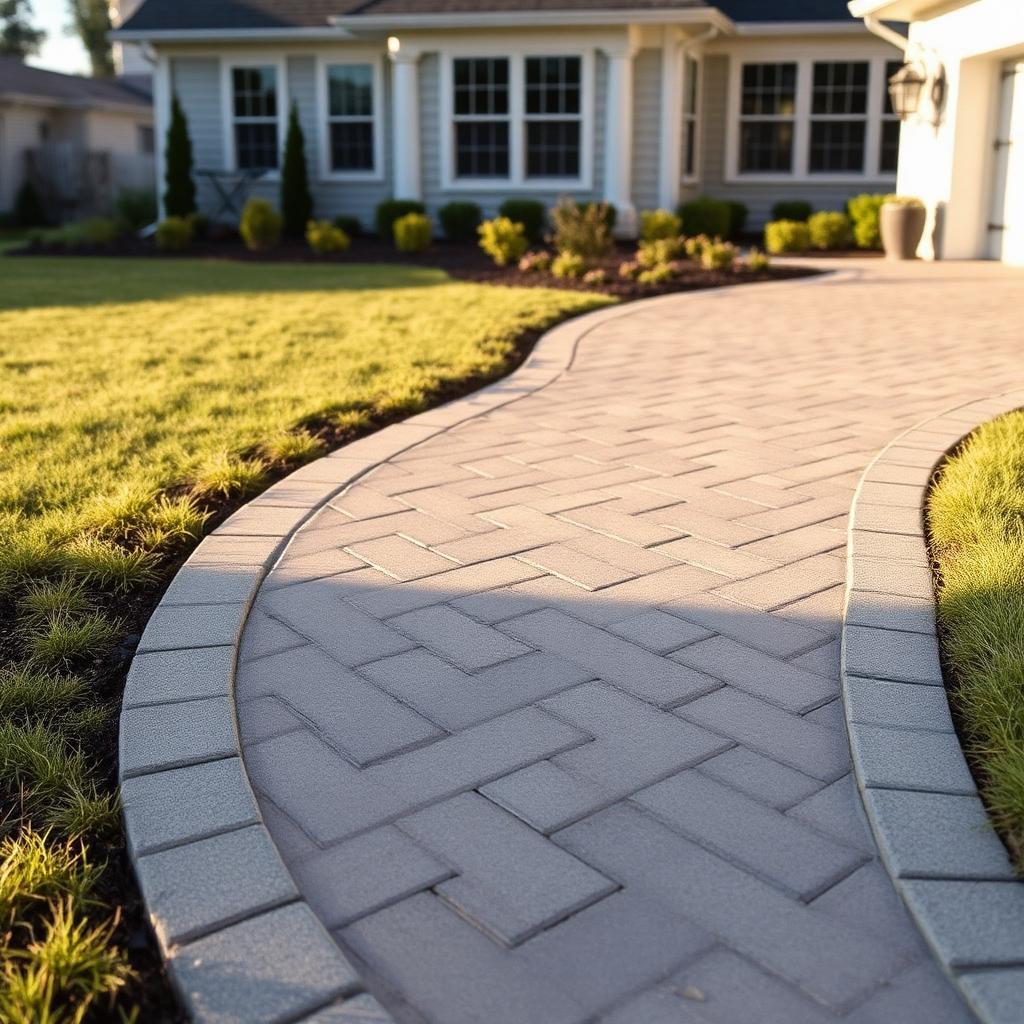 Interlock Paving Stone Walkway — masonry project in LaSalle, QC by Ropak Construction