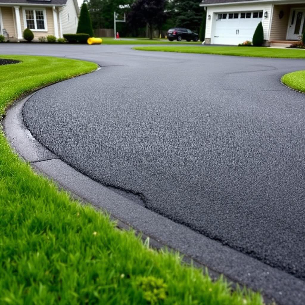 Asphalt Driveway Resurfacing — concrete project in Lachine, QC by Ropak Construction